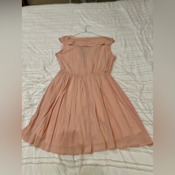 Blush Ruffle Mini Dress - Picture 4 of 8